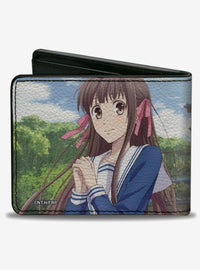 Billetera Fruits Basket de Tohru, Yuki y Kyo