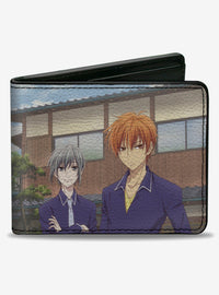 Billetera Fruits Basket de Tohru, Yuki y Kyo