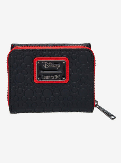 Billetera Disney Mickey Mouse con siluetas en relieve