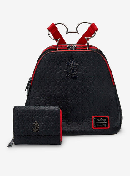 Billetera Disney Mickey Mouse con siluetas en relieve