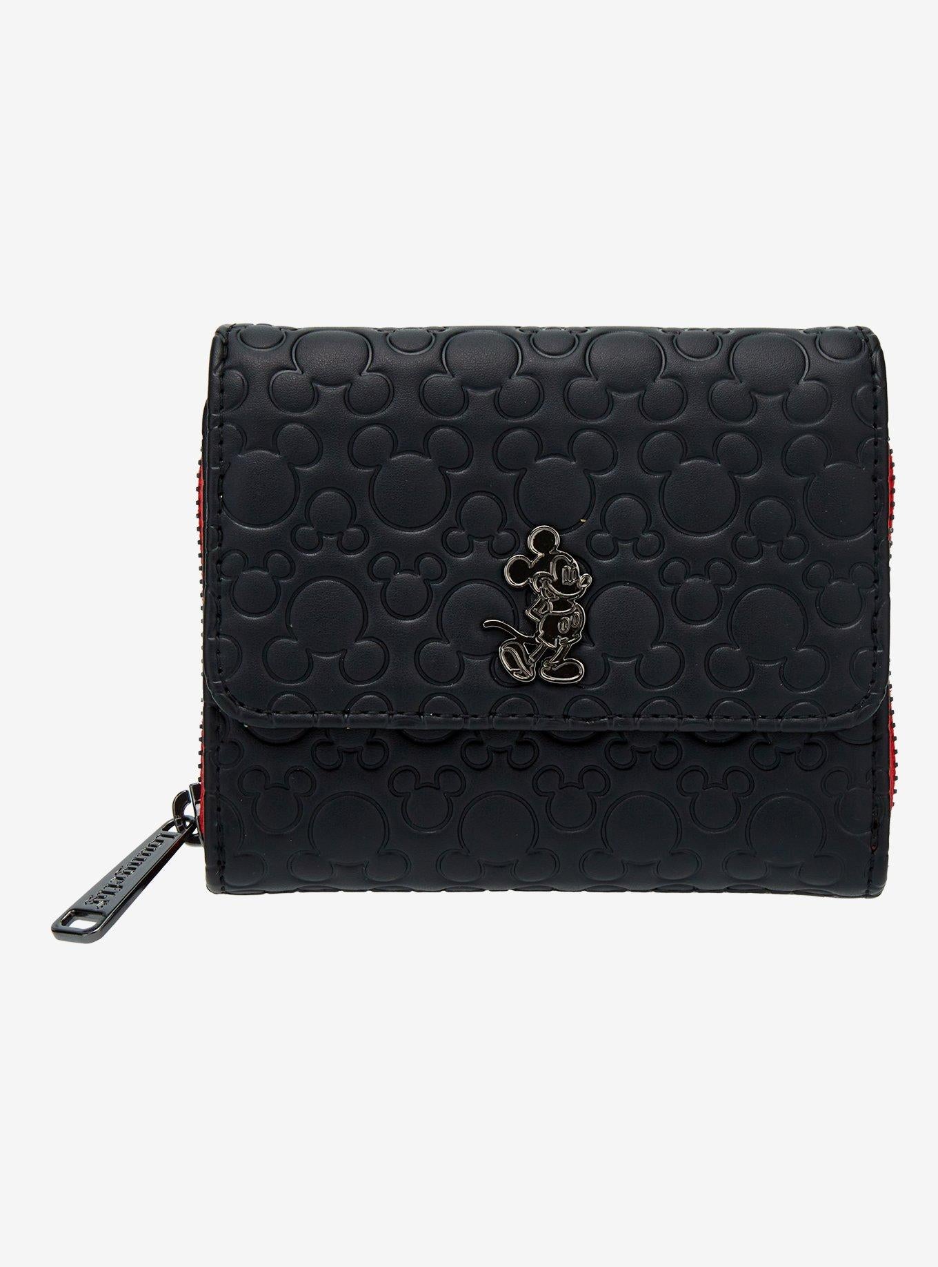 Billetera Disney Mickey Mouse con siluetas en relieve