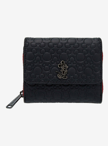 Billetera Disney Mickey Mouse con siluetas en relieve