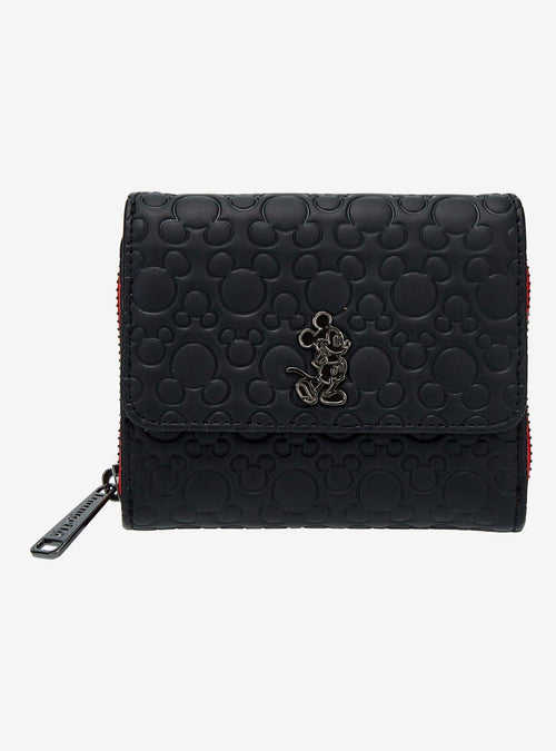 Billetera Disney Mickey Mouse con siluetas en relieve
