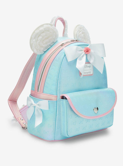 Mochila mini Minnie Mouse con orejas y volantes