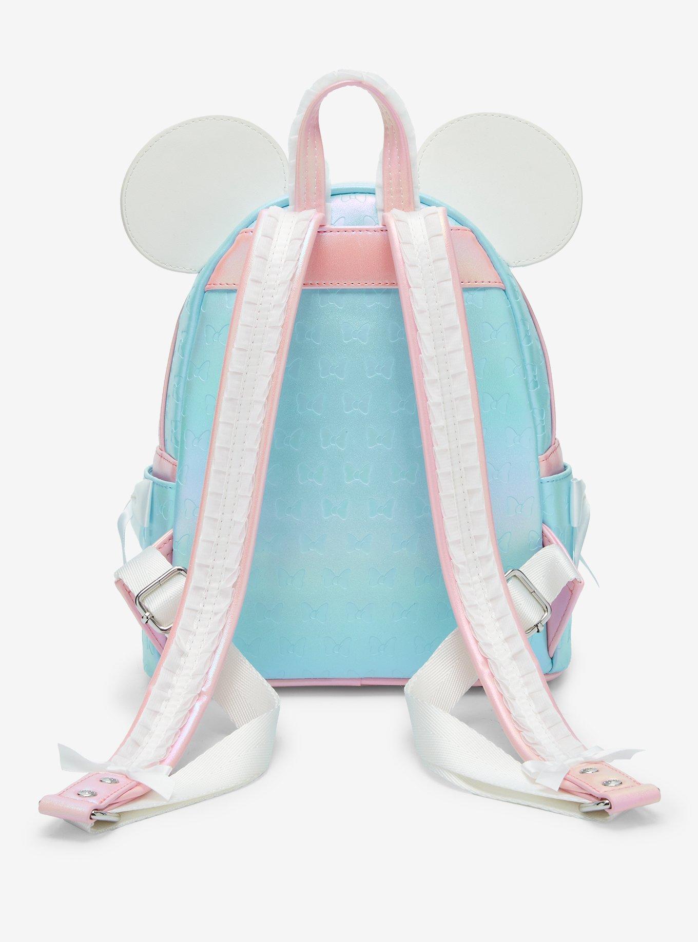 Mochila mini Minnie Mouse con orejas y volantes