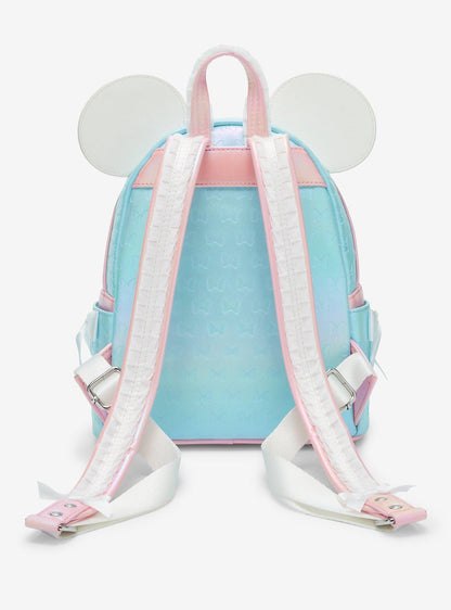 Mochila mini Minnie Mouse con orejas y volantes