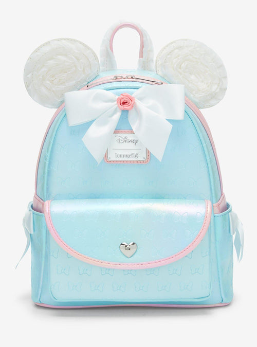 Mochila mini Minnie Mouse con orejas y volantes
