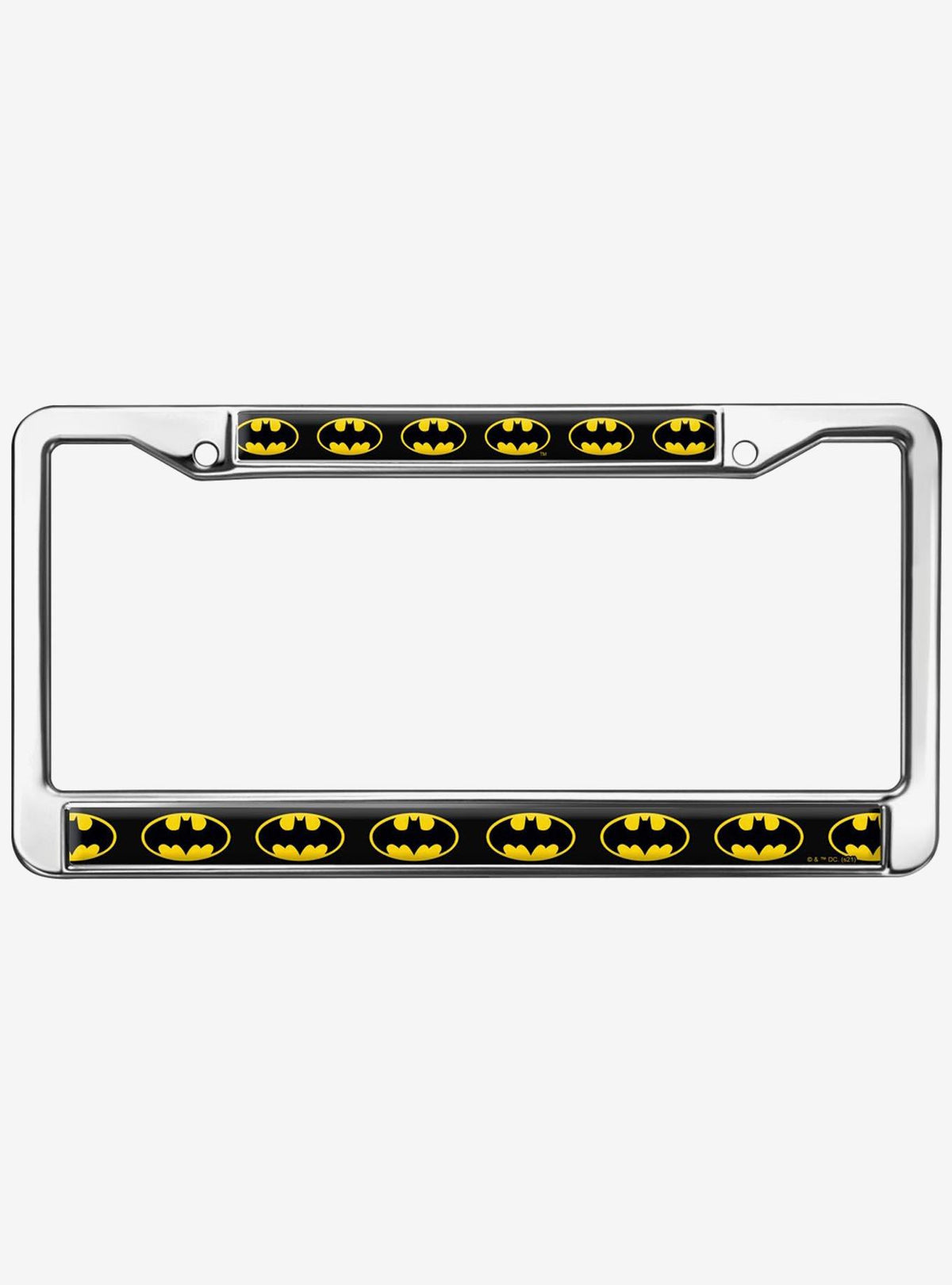 Marco metálico para patente con logo de Batman