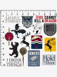 Pack de stickers Game of Thrones