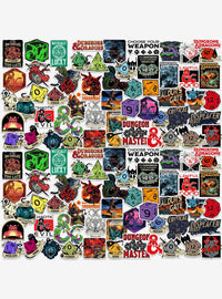 Set de stickers de Dungeons & Dragons