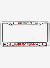 Marco metálico para patente Harley Quinn con diamantes