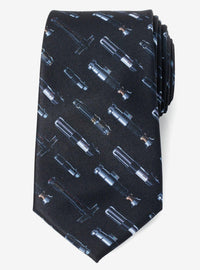 Corbata con diseño de sables de luz de Star Wars