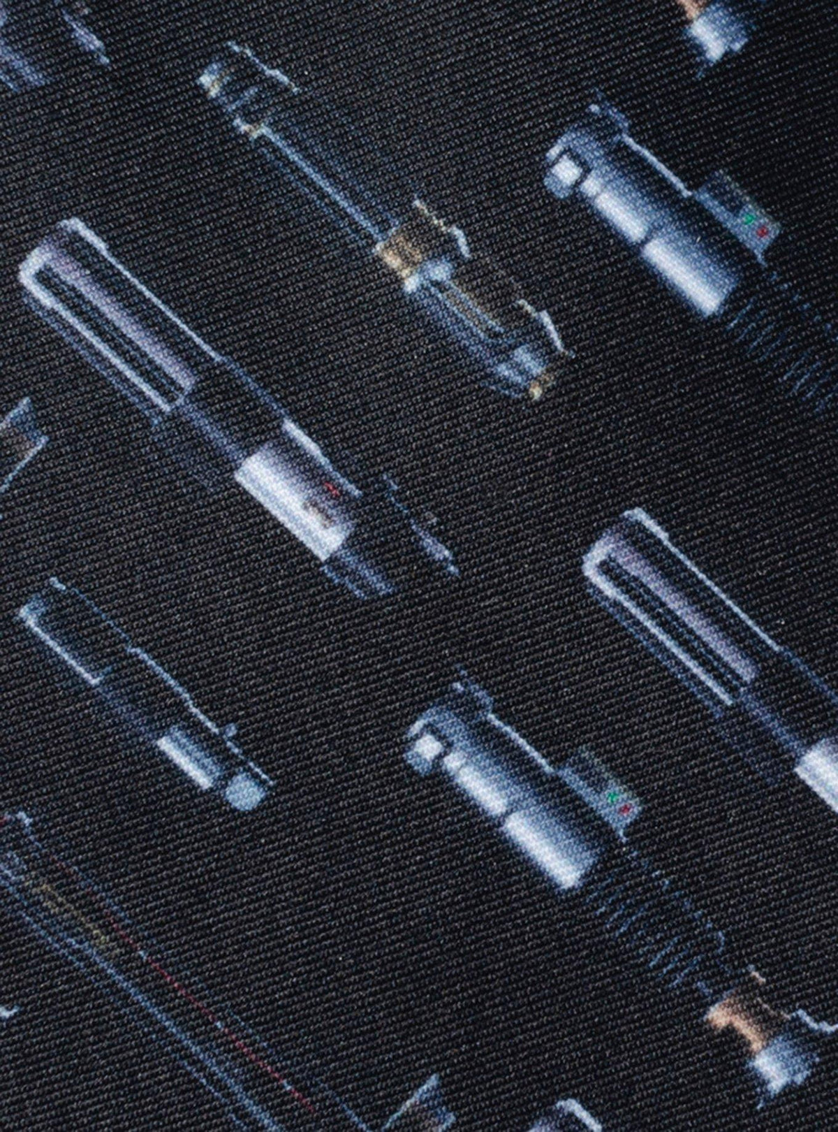 Corbata con diseño de sables de luz de Star Wars