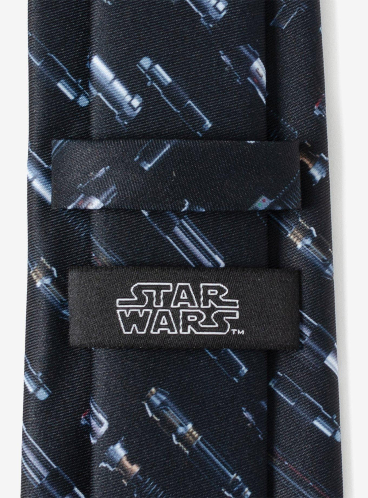 Corbata con diseño de sables de luz de Star Wars