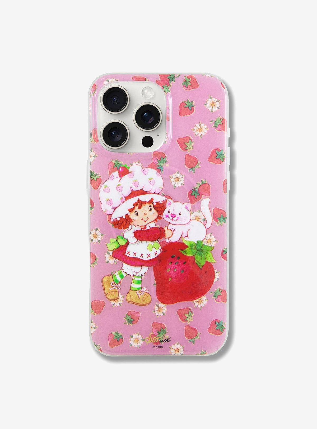 Funda para iPhone 16 Pro Max Strawberry Shortcake Vintage