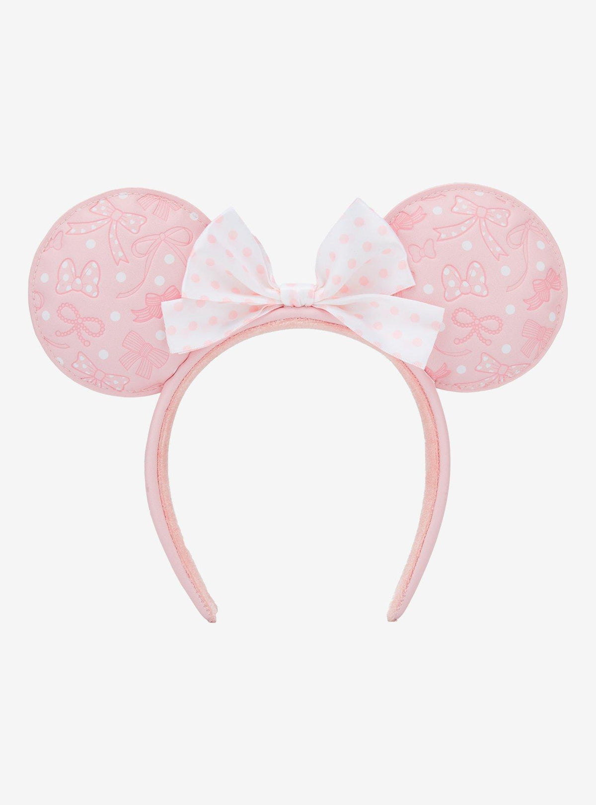 Orejas de Minnie Mouse con lunares rosadas