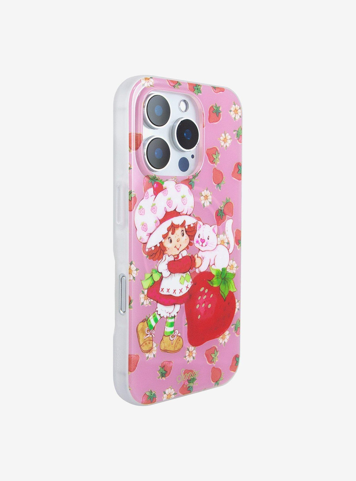 Funda para iPhone 16 Pro Strawberry Shortcake Vintage