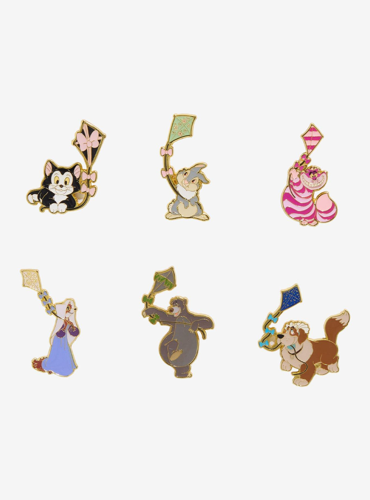 Pin esmaltado Disney: personajes con volantines (caja sorpresa)
