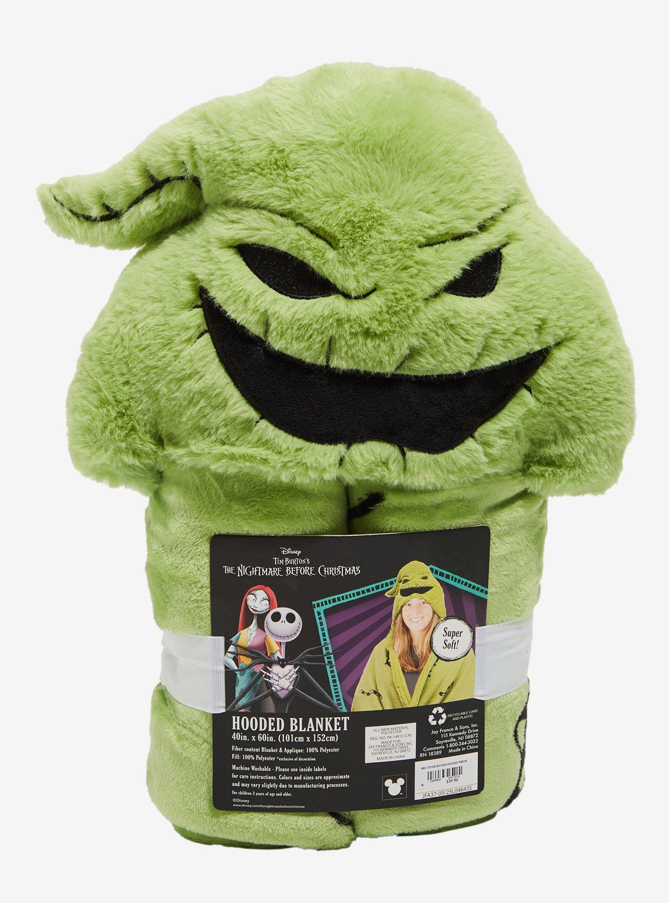 Manta con capucha de peluche de Oogie Boogie