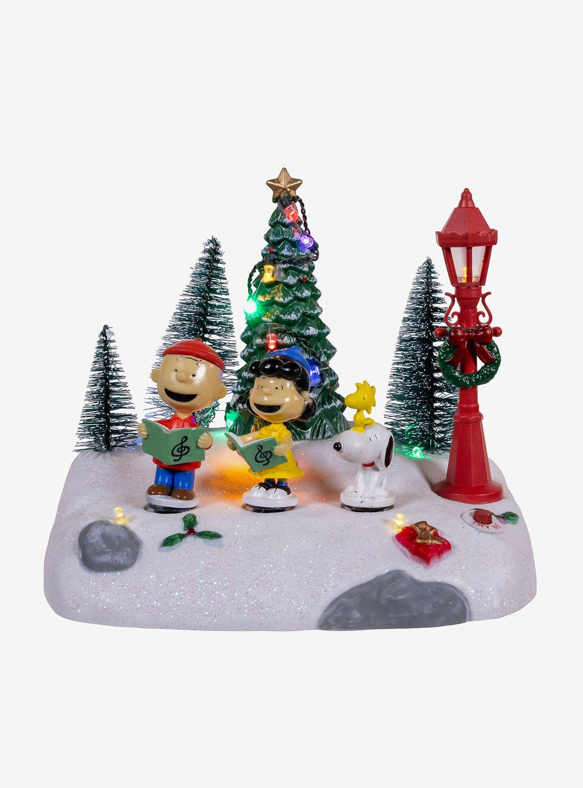 Figura musical e iluminada de Peanuts