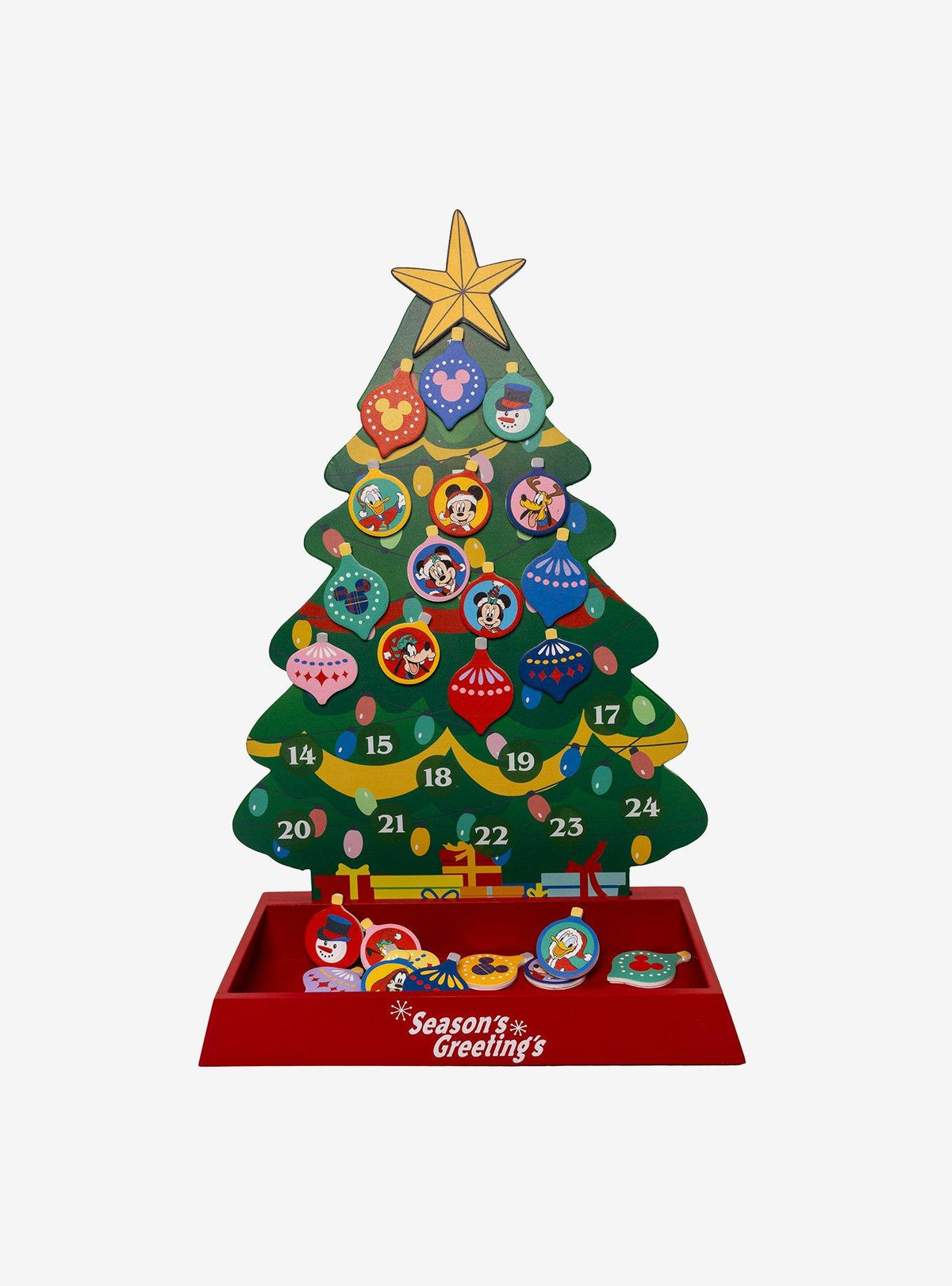 Árbol de Adviento Disney con adornos magnéticos