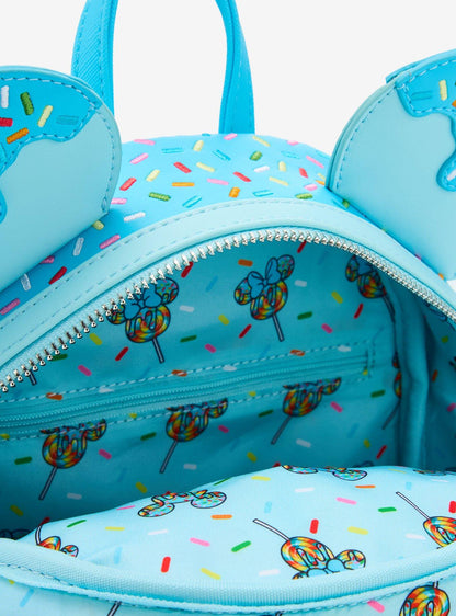 Mochila mini Minnie Mouse Lollipop azul