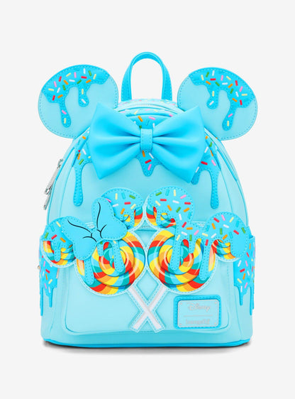 Mochila mini Minnie Mouse Lollipop azul