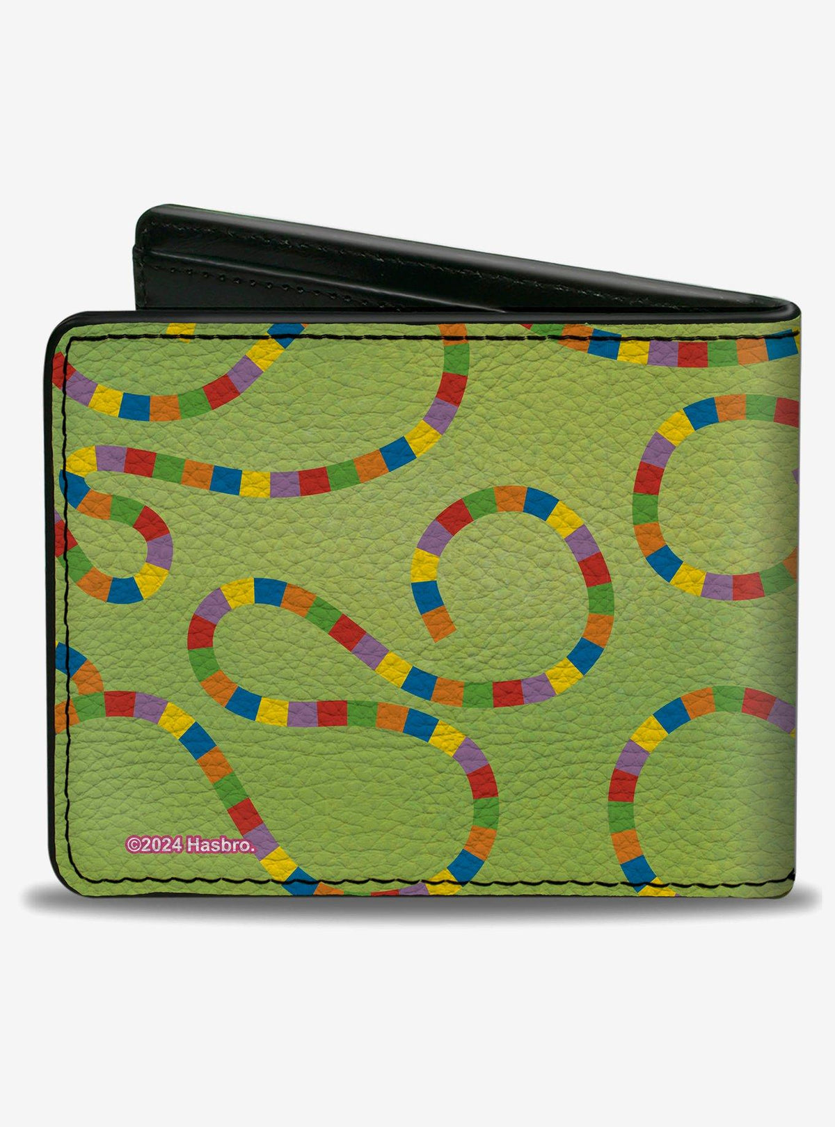 Billetera Candy Land con logo y camino del juego