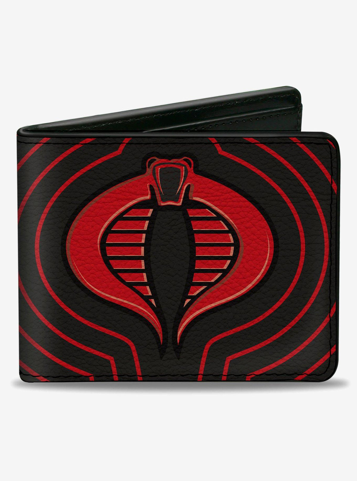 Billetera negra y roja con logo de Cobra | G.I. Joe