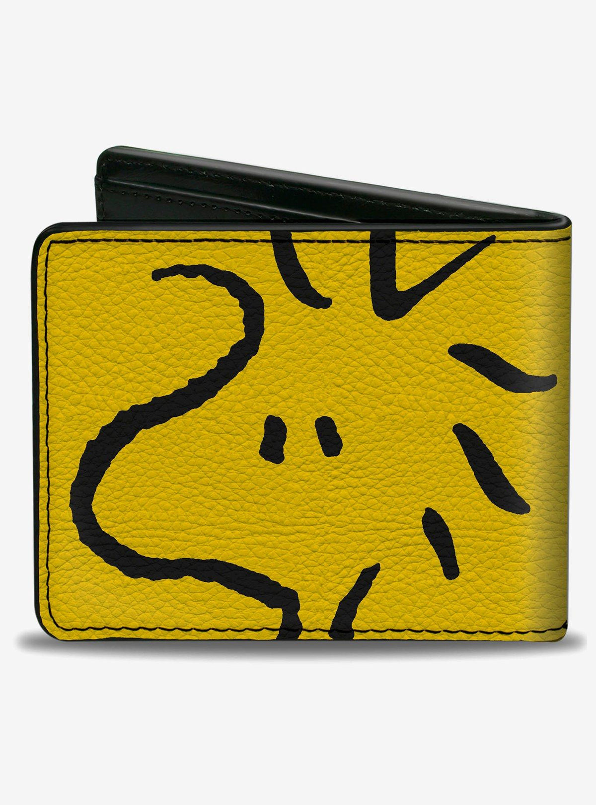 Billetera bifold amarilla y negra de Woodstock