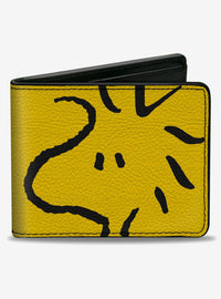 Billetera bifold amarilla y negra de Woodstock