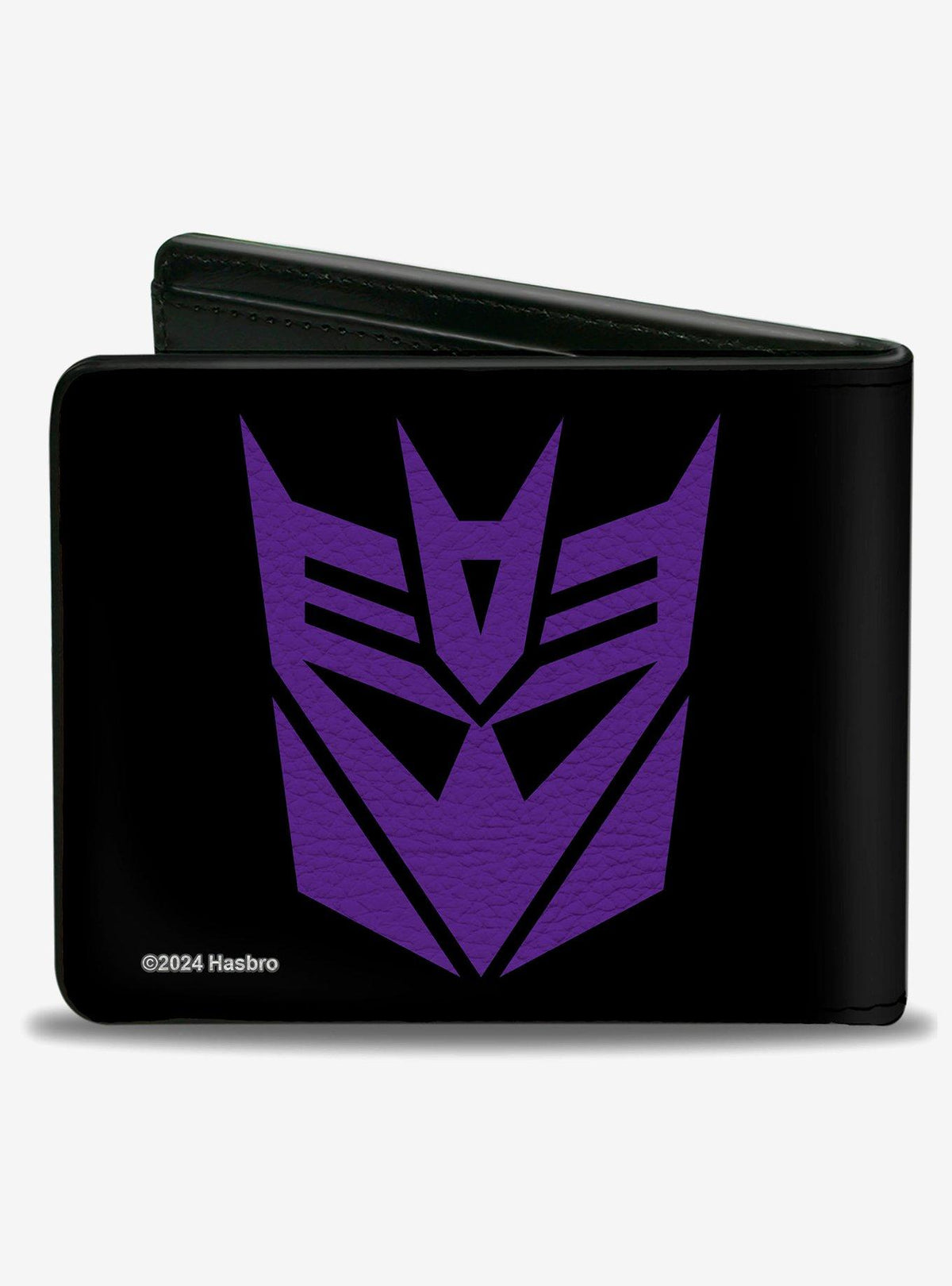 Billetera Transformers Escudo Decepticon Negra y Morada