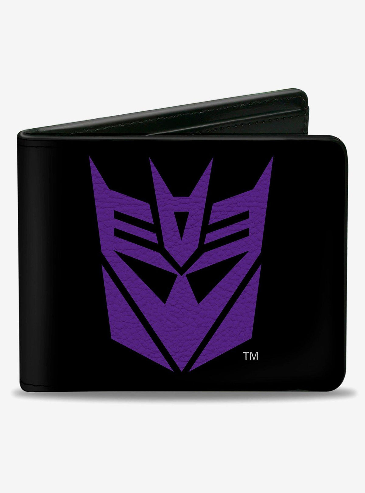 Billetera Transformers Escudo Decepticon Negra y Morada