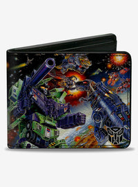 Billetera Transformers: Devastator y Dinobots