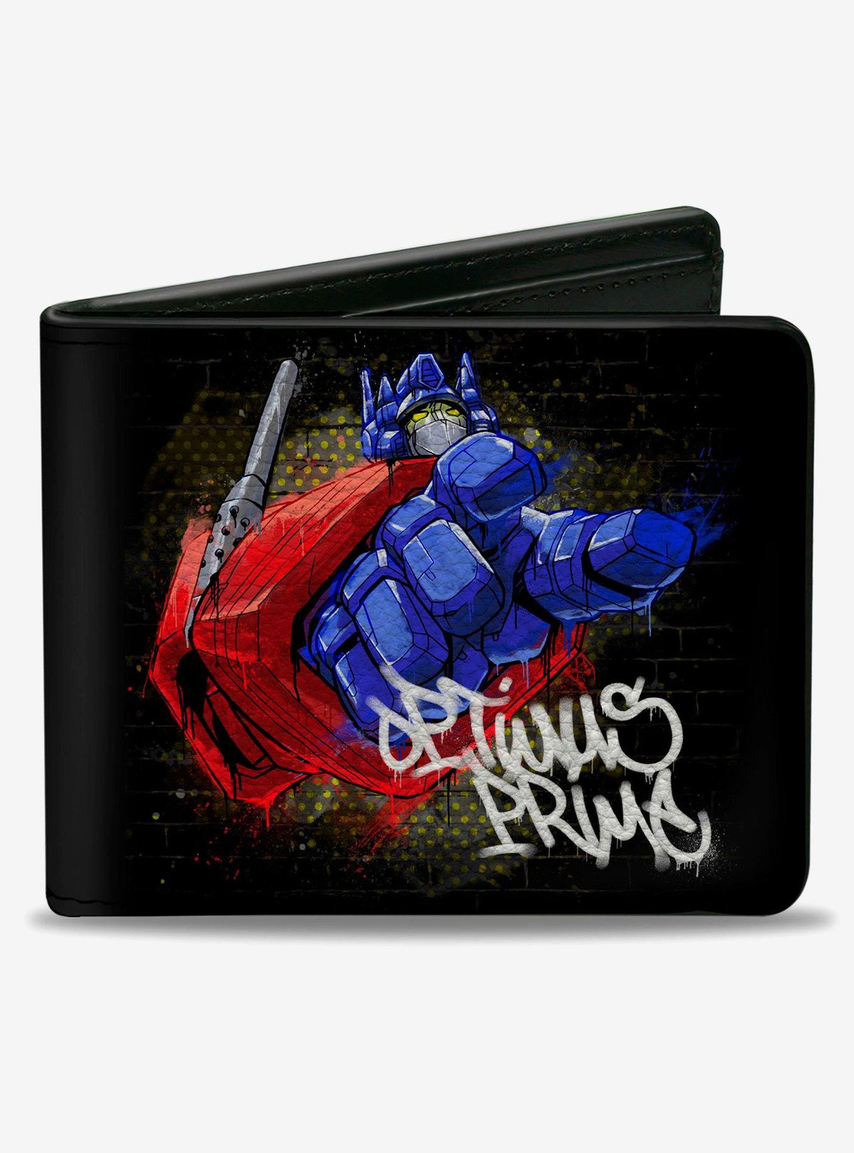 Billetera negra Transformers Optimus Prime