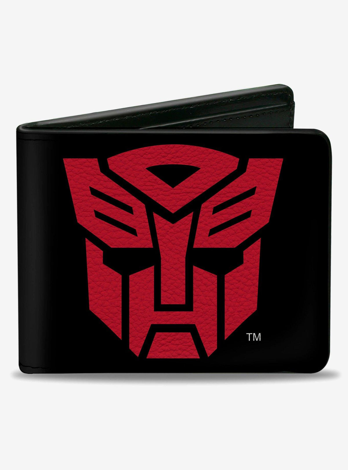 Billetera Transformers Escudo Autobot negra y roja