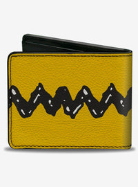 Billetera plegable de Charlie Brown con zigzag