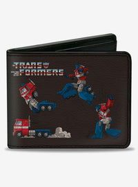 Billetera Transformers Optimus Prime y Megatron