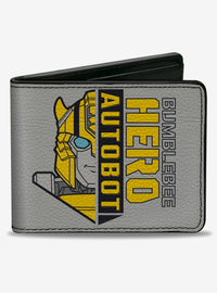 Billetera Transformers Bumblebee y auto deportivo