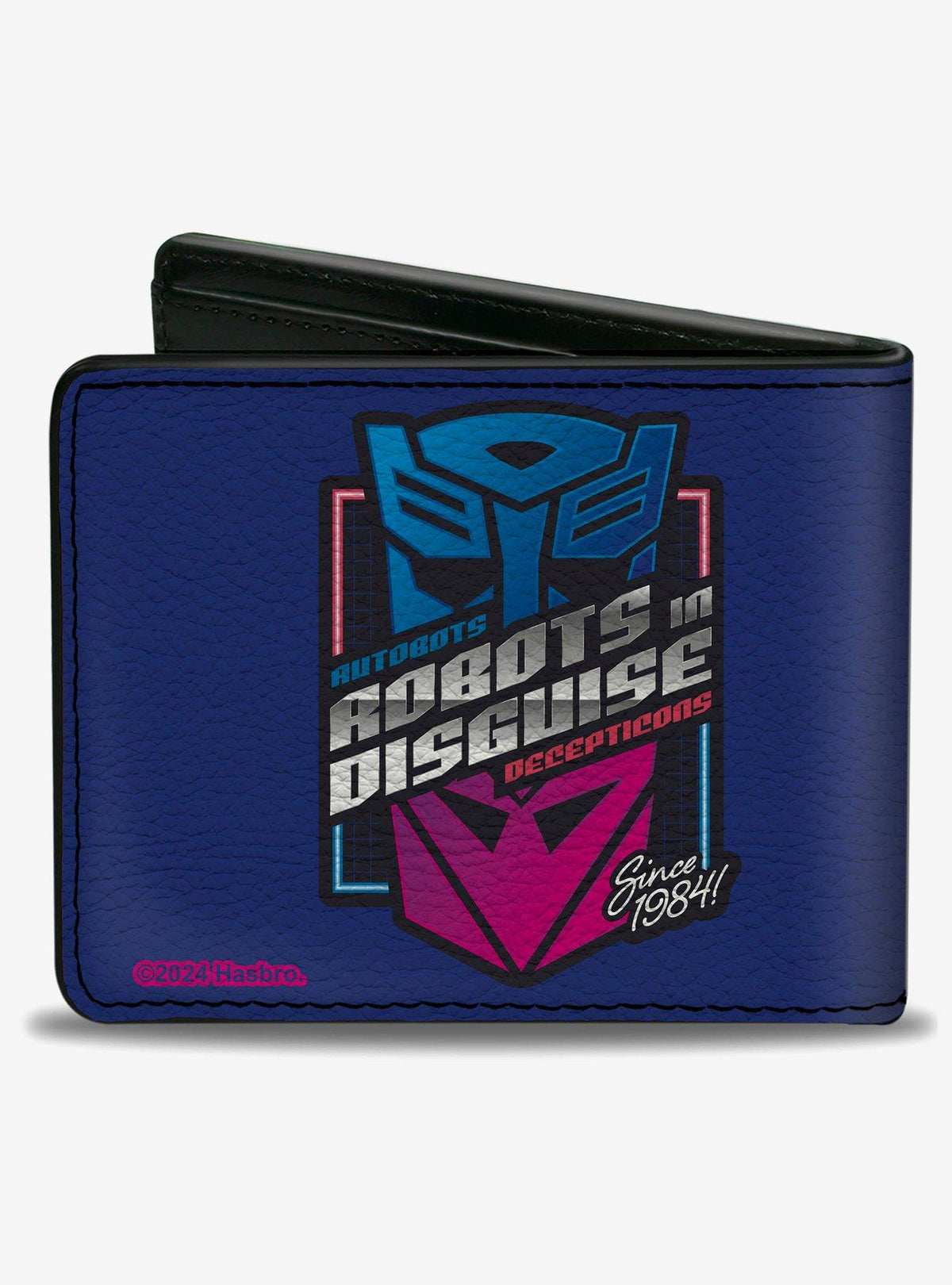 Billetera azul de doble pliegue Transformers