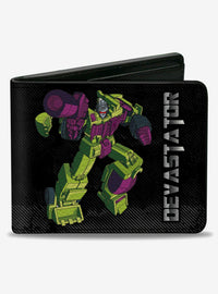 Billetera plegable negra de Devastator, Transformers