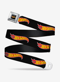 Cinturón Hot Wheels con logo clásico de llamas