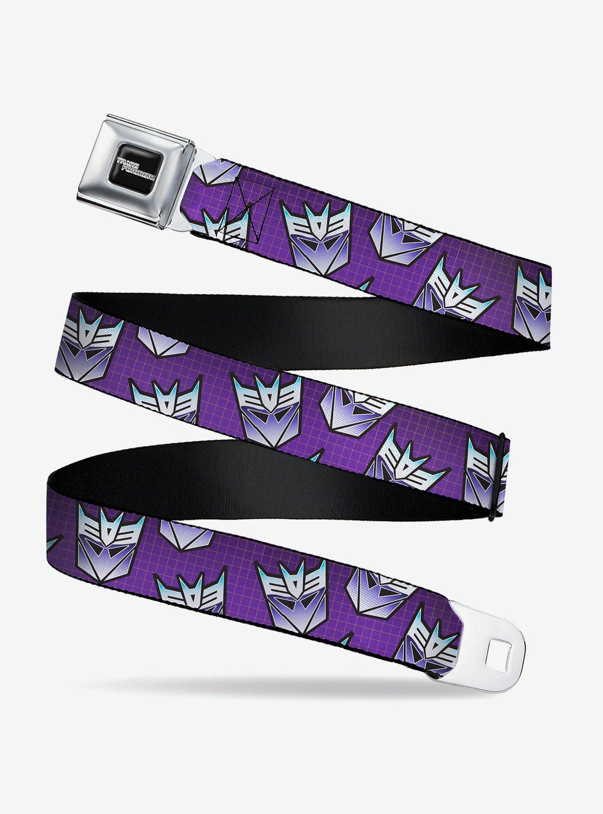 Cinturón Transformers Decepticons con hebilla tipo cinturón de seguridad