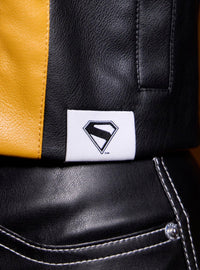 Chaqueta corta color block de Hawkgirl para niñas