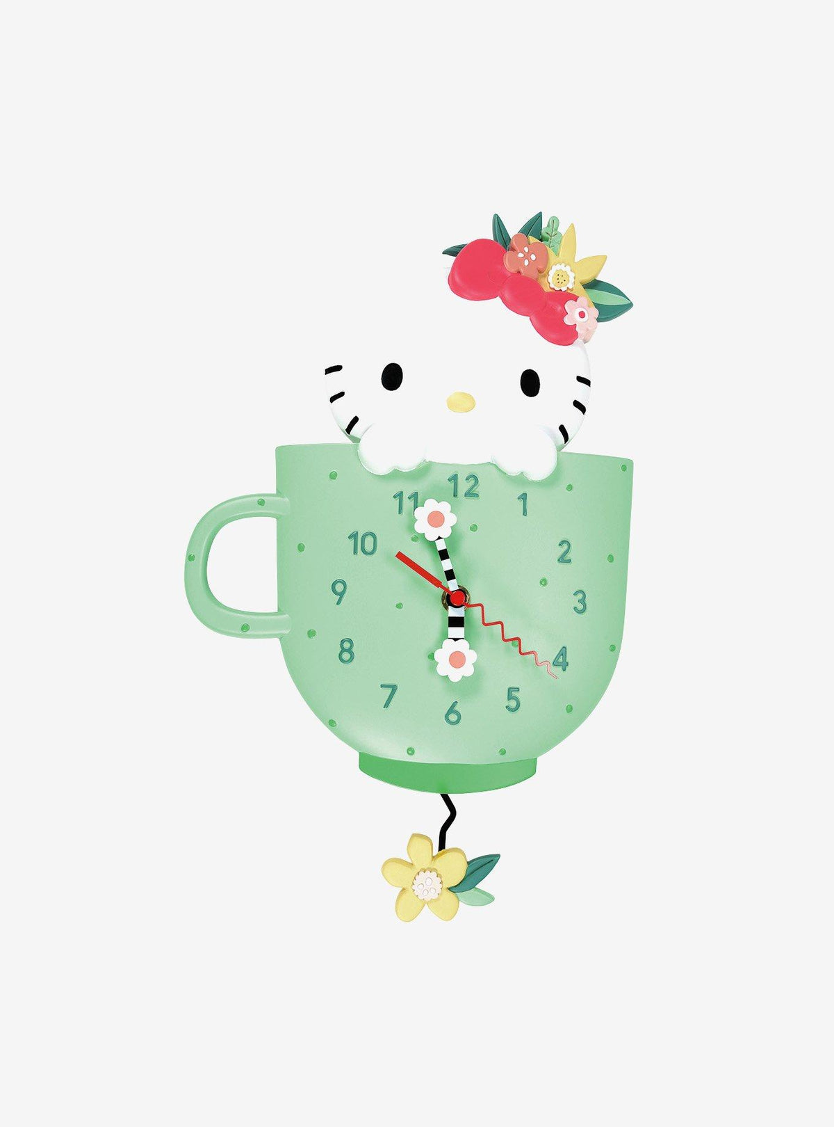 Reloj de pared Hello Kitty con péndulo