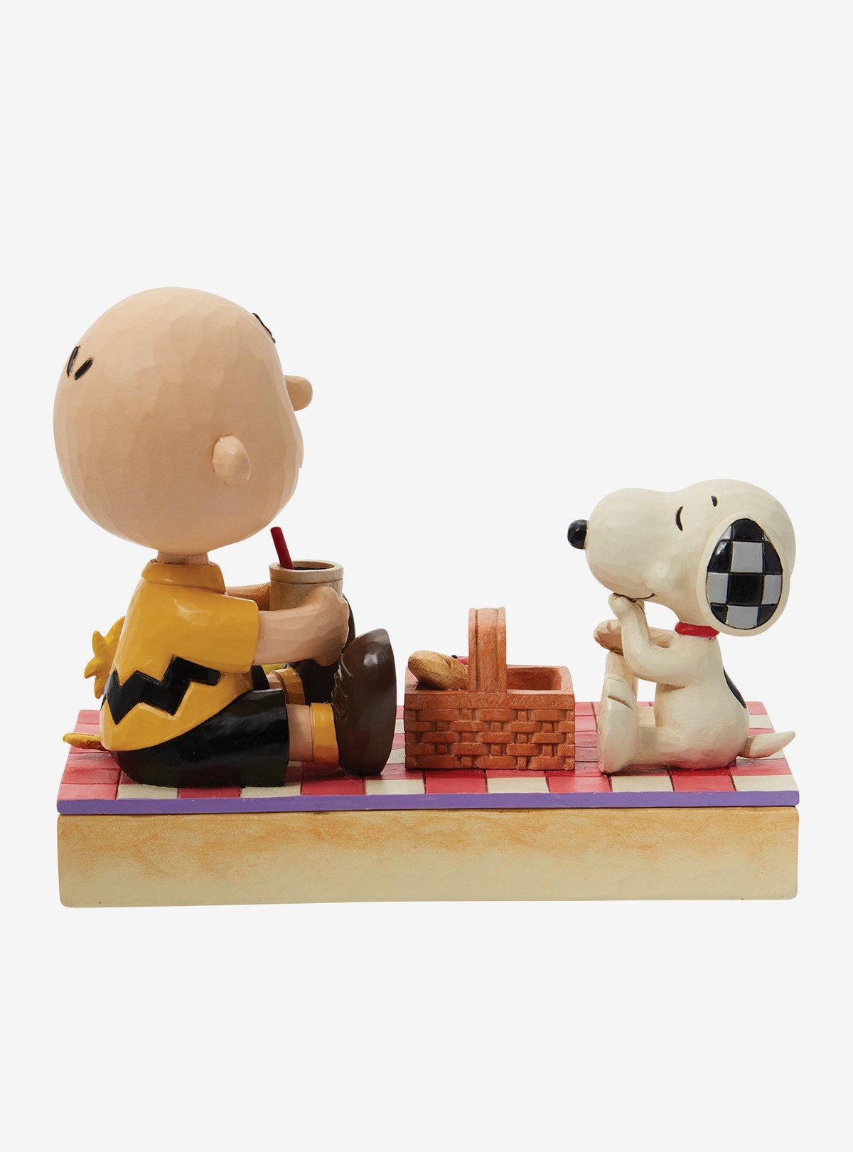 Figura Peanuts: Snoopy, Charlie Brown y Woodstock