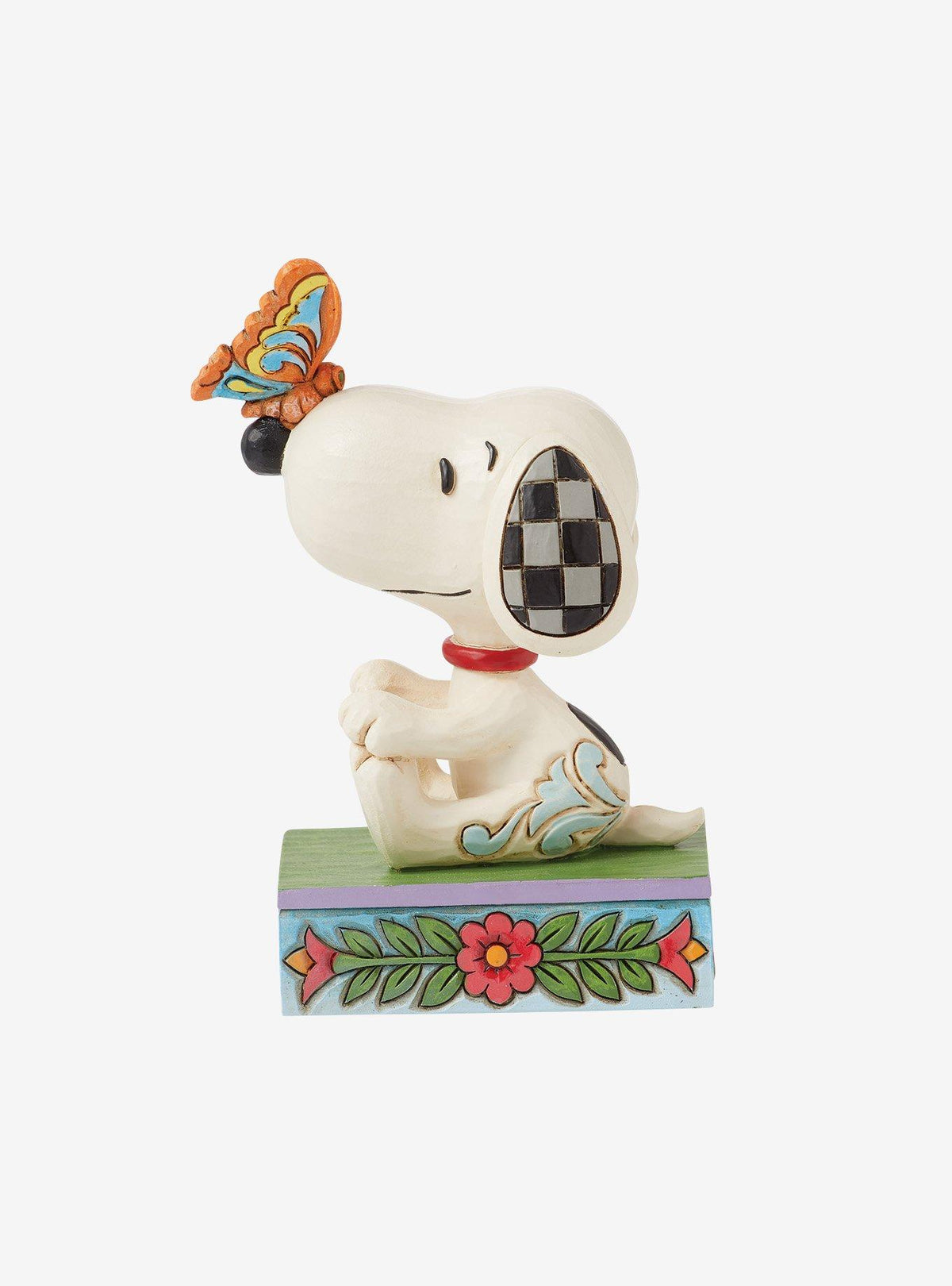 Figura Snoopy con mariposa en la nariz - Peanuts