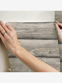 Papel mural autoadhesivo café Yellowstone Bunkhouse