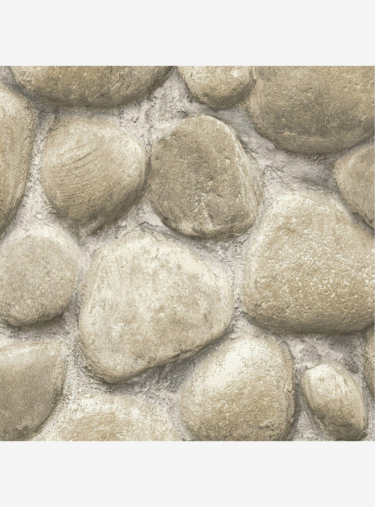 Papel mural autoadhesivo Yellowstone Root Rocks Beige