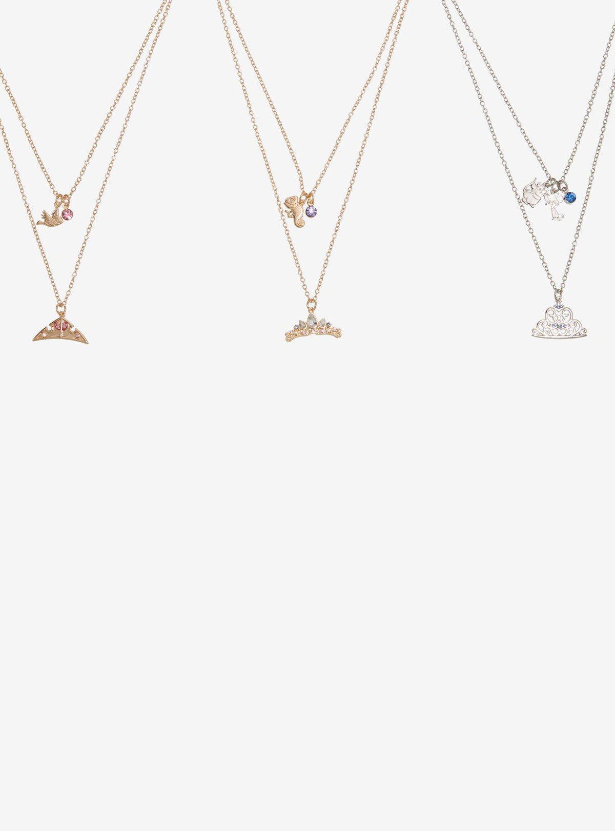 Set de collares sorpresa Disney Princess: corona y acompañante